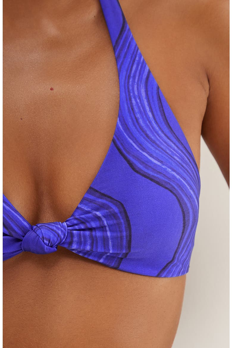 Gemstone Alanna Knotted Bikini Top, Alternate, color, PURPLE MULTI