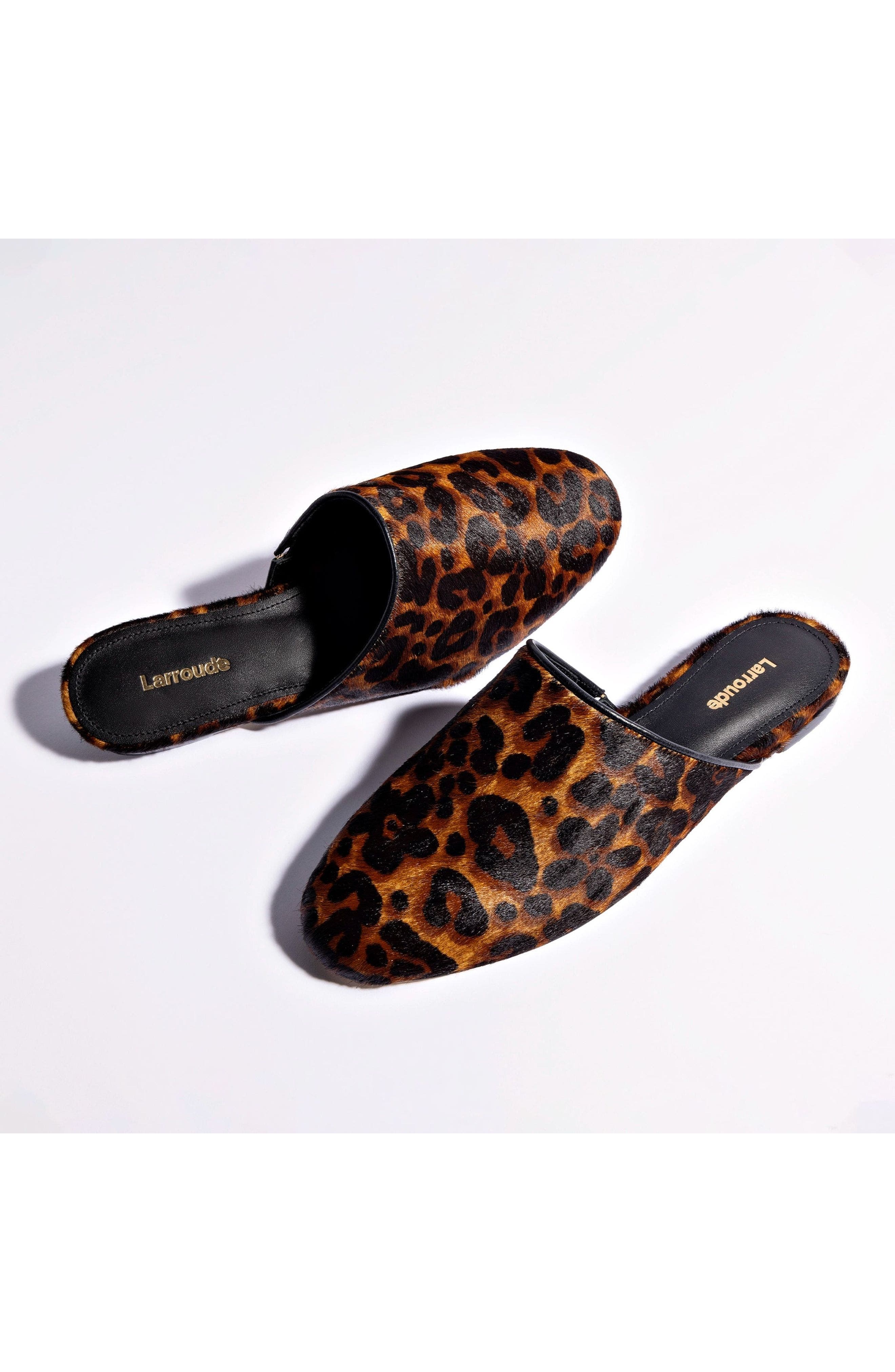 Larroudé Venice Flat Mule and Pouch Kit, Alternate, color, 