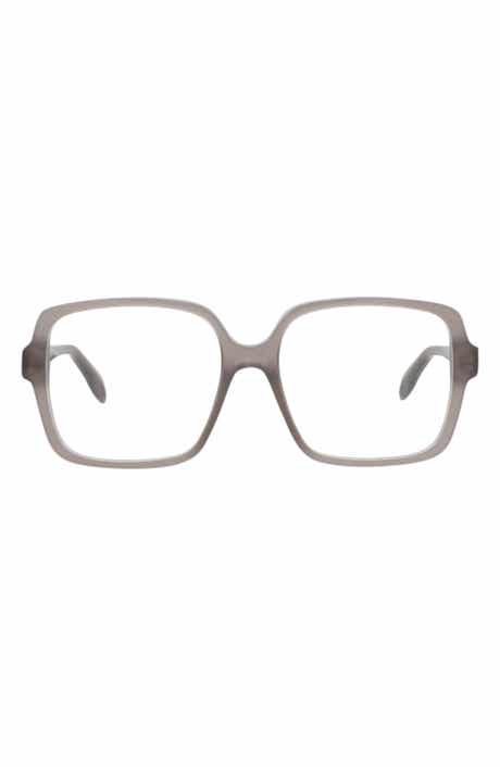 McQueen 55mm Square Optical Glasses