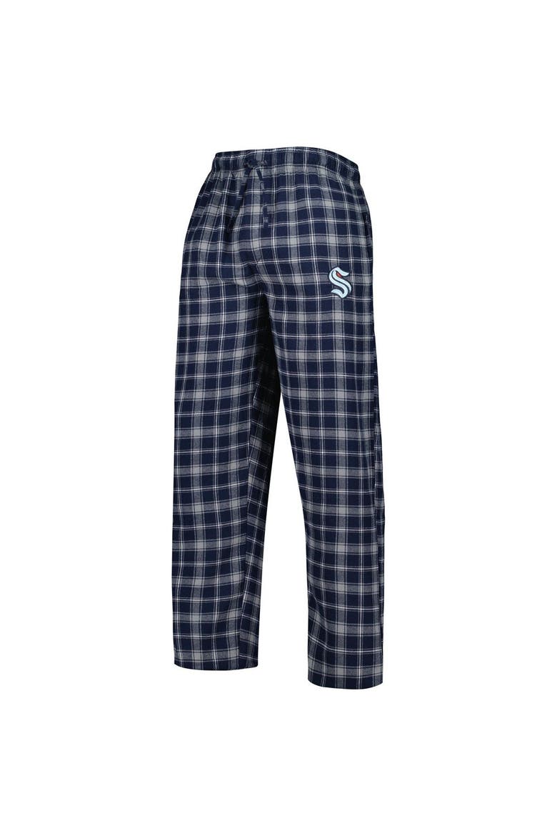 Men's Concepts Sport Navy/Gray Seattle Kraken Badge T-Shirt & Pants Sleep Set, Alternate, color, Navy
