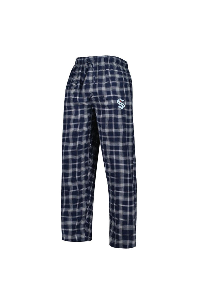 CONCEPTS SPORT Men's Concepts Sport Navy/Gray Seattle Kraken Badge T-Shirt & Pants Sleep Set, Alternate, color, Navy