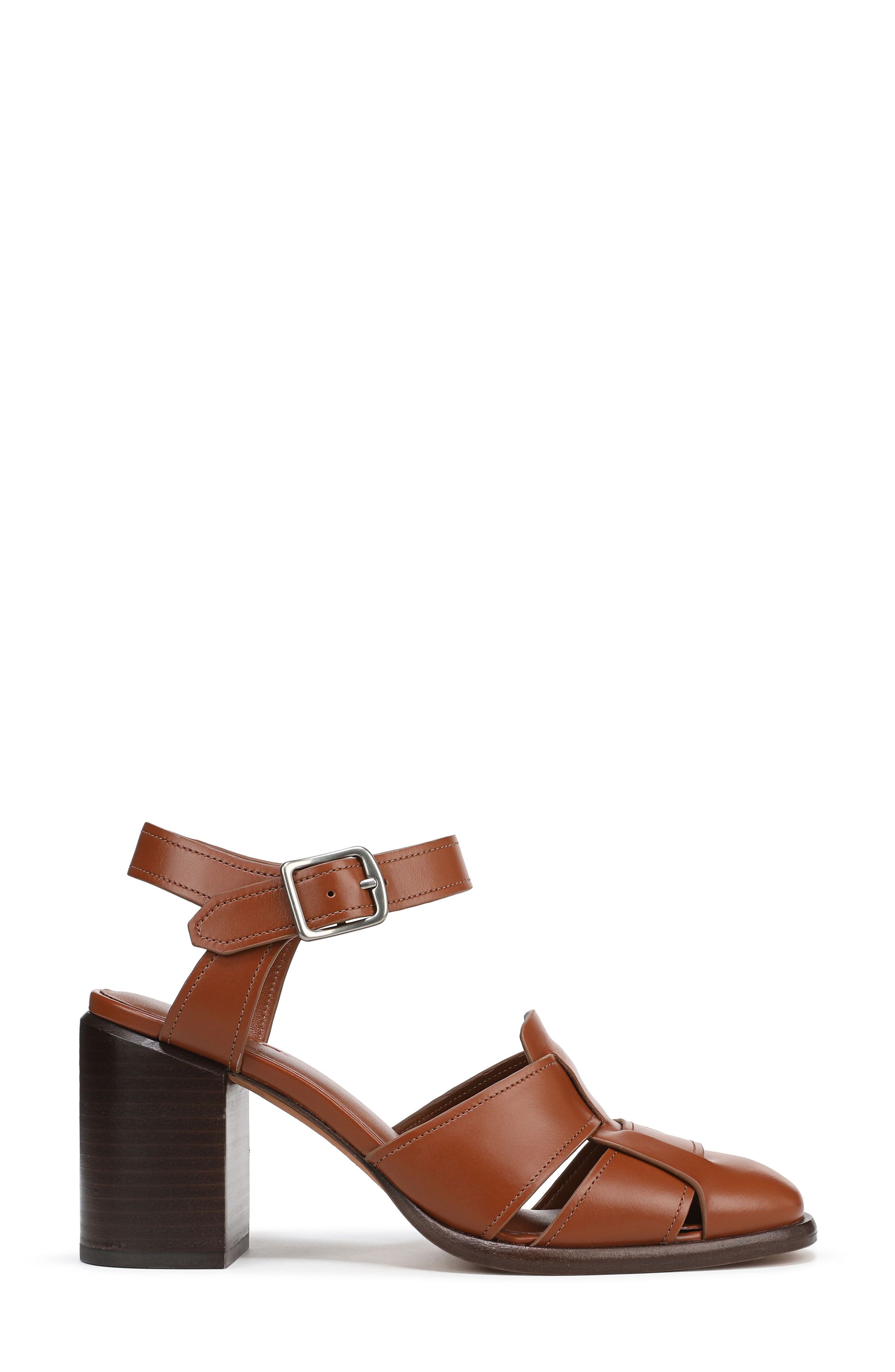 Vince Lyra Ankle Strap Sandal, Alternate, color, Terra Rosa