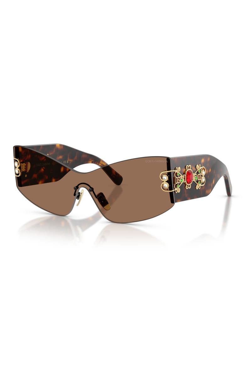 142mm Cat Eye Sunglasses, Alternate, color, HAVANA / DARK BROWN