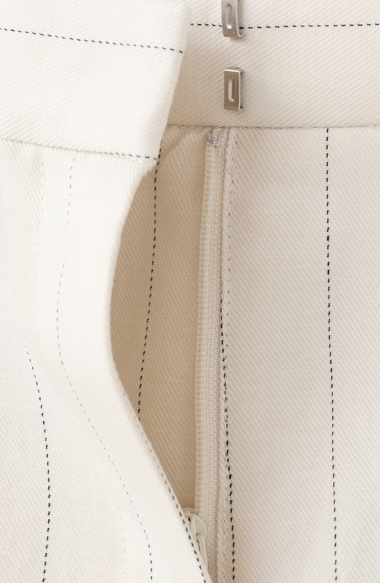 MANGO Argelia Pleated Bermuda shorts, Alternate, color, Ecru