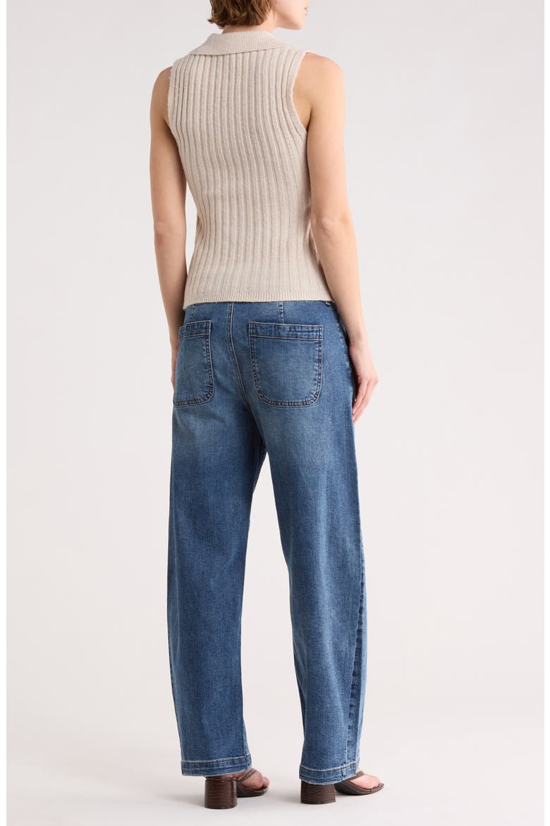 Shay High Waist Barrel Jeans, Alternate, color, CAMELLIA W/MEDI