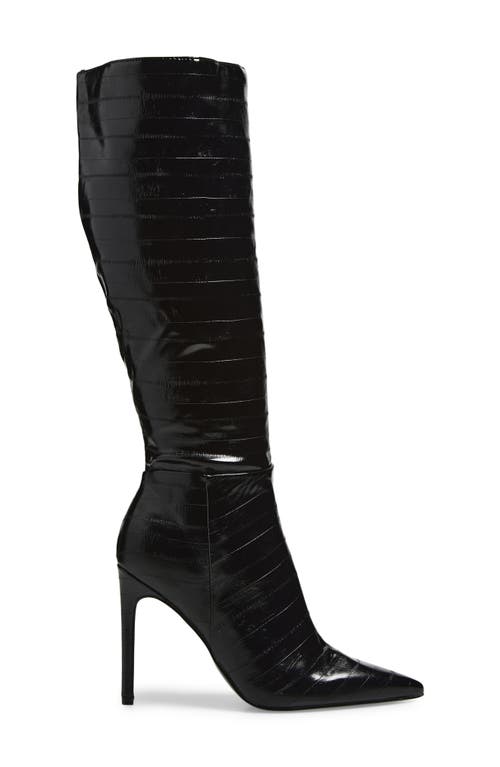 Steve Madden Nitro Knee High Boot In Black