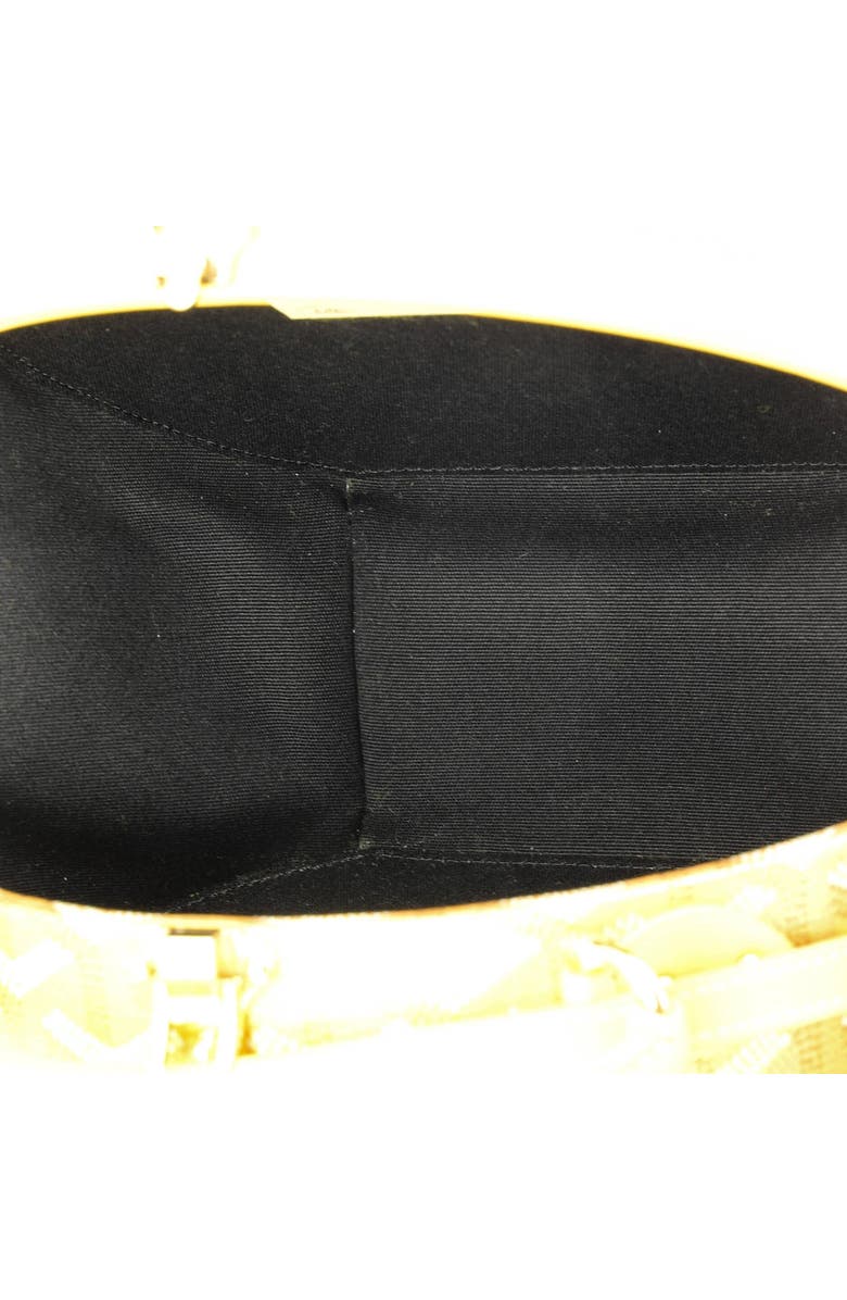 Pre-Owned Goyard Alto Hatbox Bag Coated Canvas, Alternate, color, Yellow