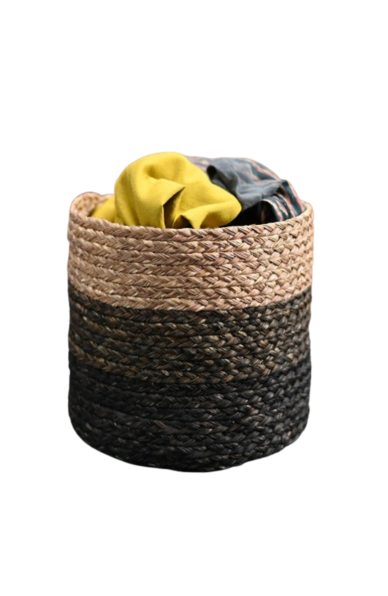 Kadam Haat Sabai Plant Holder / Basket, Main, color, Black
