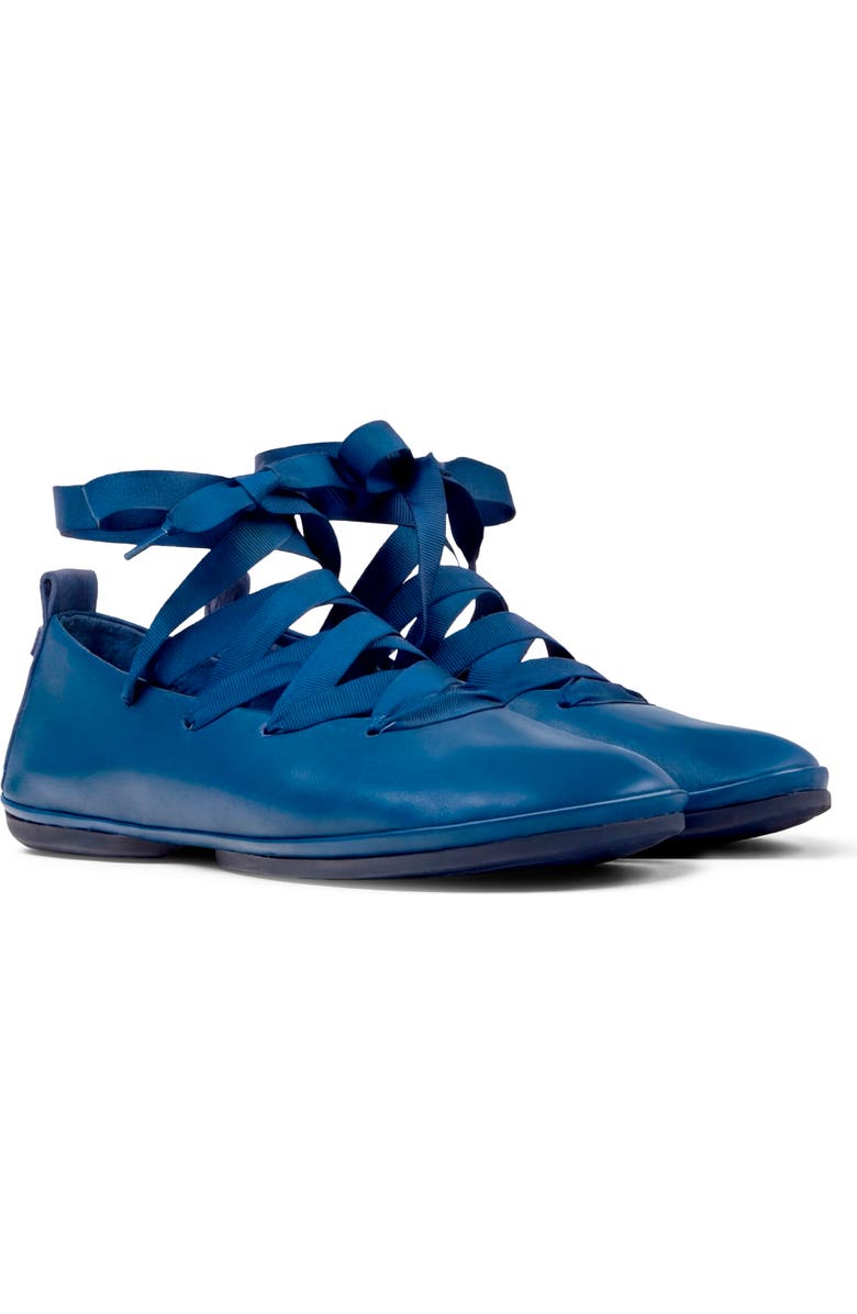 Camper Right Nina Ballet Flat, Main, color, Navy