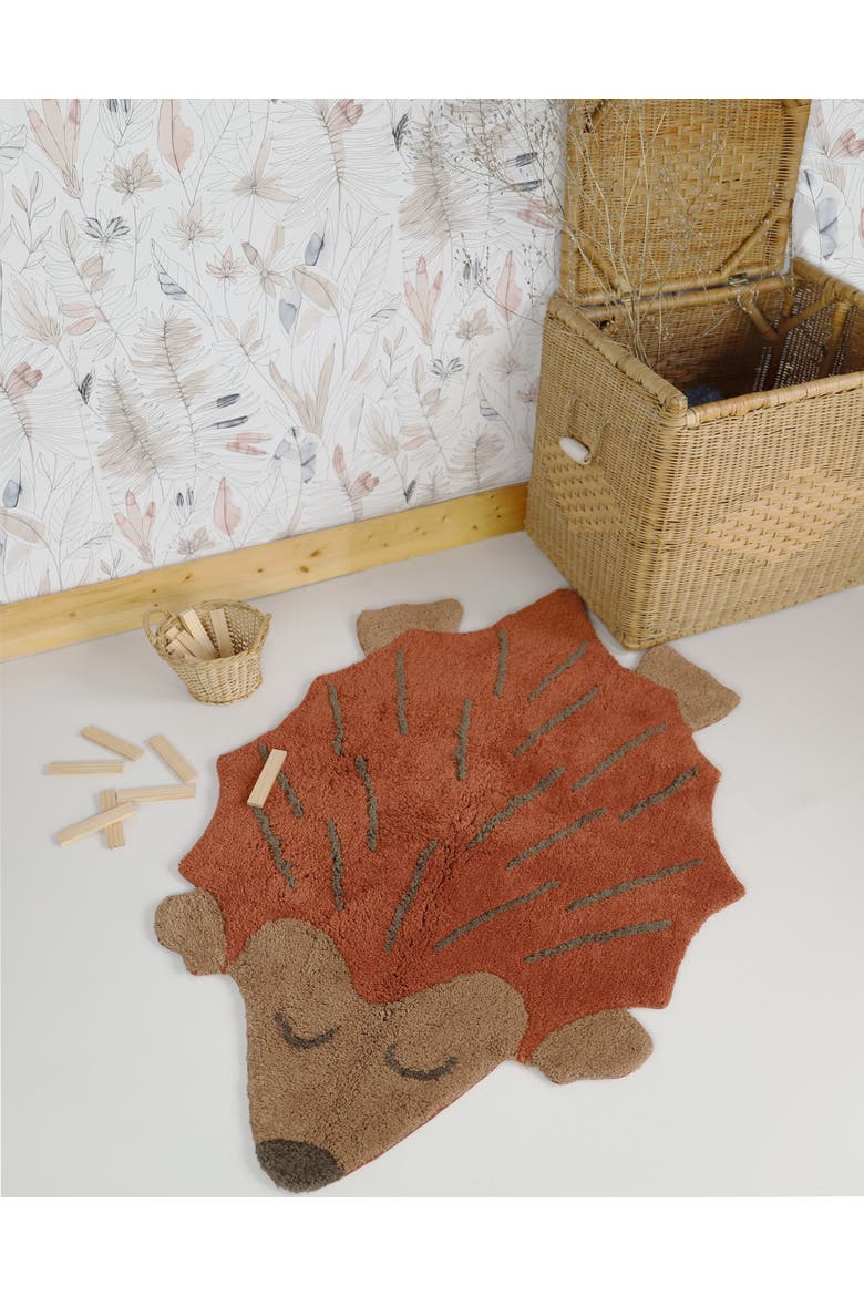 Ollen Rug, Alternate, color, BROWN
