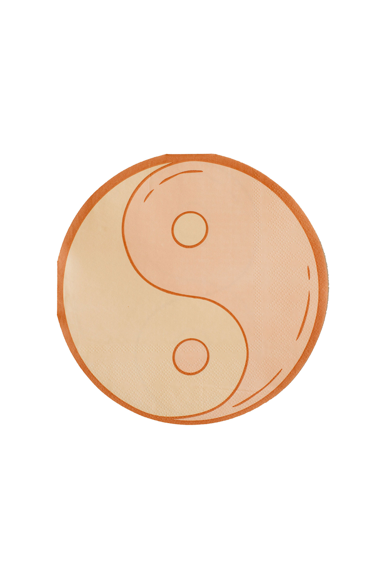 Peace & Love Yin & Yang Large Napkins, Main, color, Assorted Pre-Pack