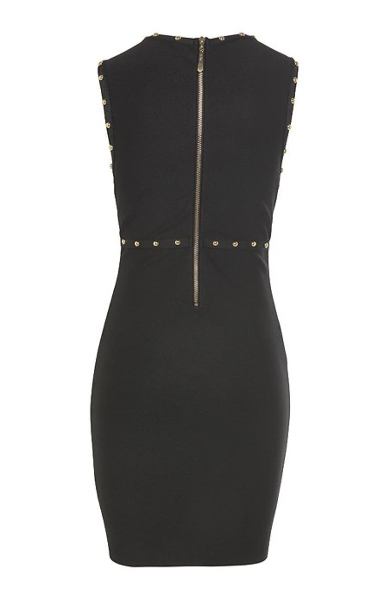 LASCANA Women's Embellished Bandage Dress, Alternate, color, Black