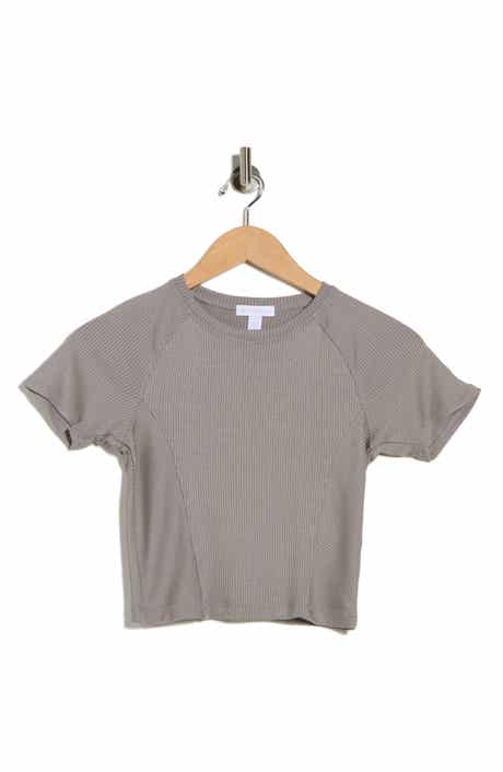 Beyond Yoga Rib Crop Short Sleeve Top