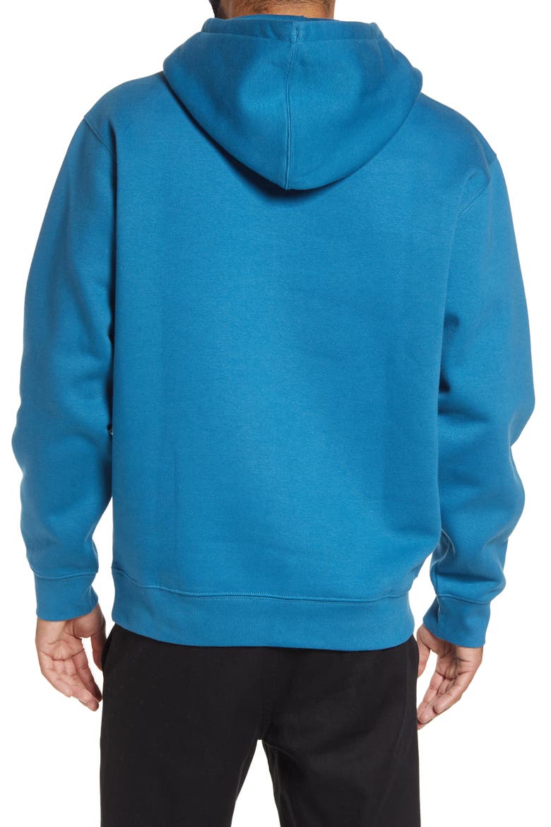Hubbs Logo Hoodie, Alternate, color, SAPPHIRE