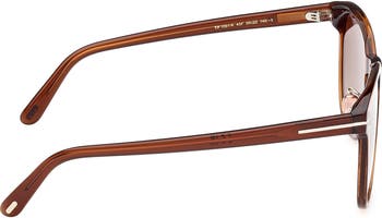 56mm Gradient Round Sunglasses