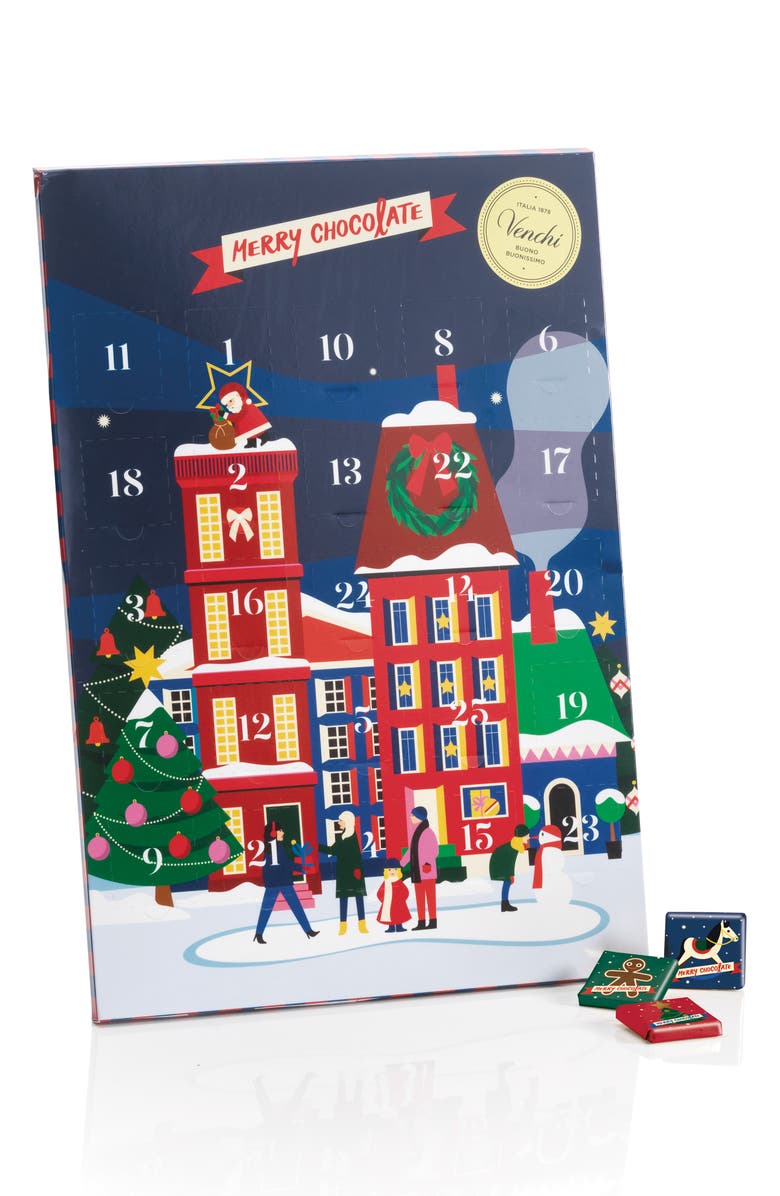 Venchi Classic Advent Calendar, Main, color, Red Multi