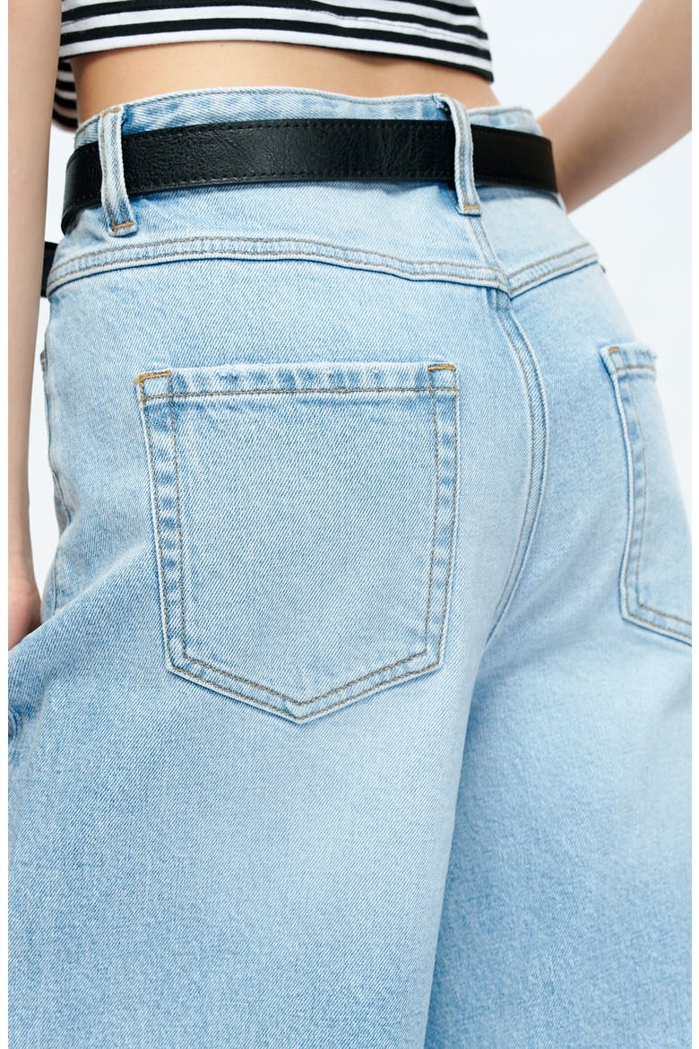 Timothy Denim Bermuda Shorts, Alternate, color, CORNFLOWER AZURE