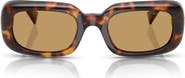 Miu Miu 52mm Rectangular Sunglasses