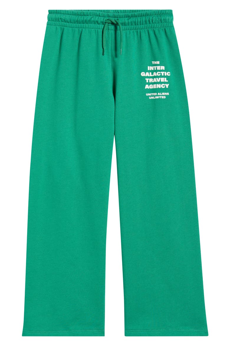 Kids' Travel Agency Organic Cotton Sweatpants, Main, color, GREEN