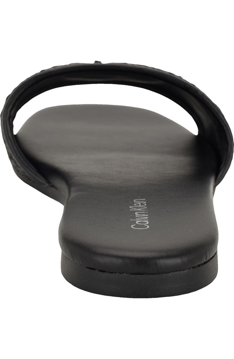 Calvin Klein Yolla Slide Sandal, Alternate, color, Black12/Black