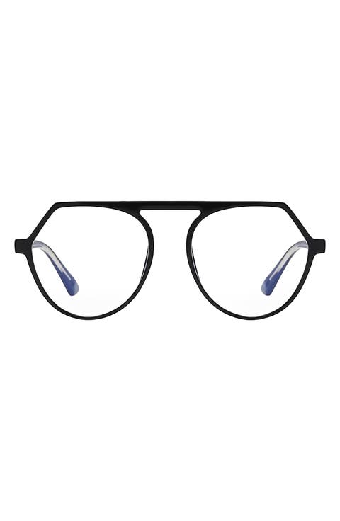 Carter 53mm Round Blue Light Blocking Glasses