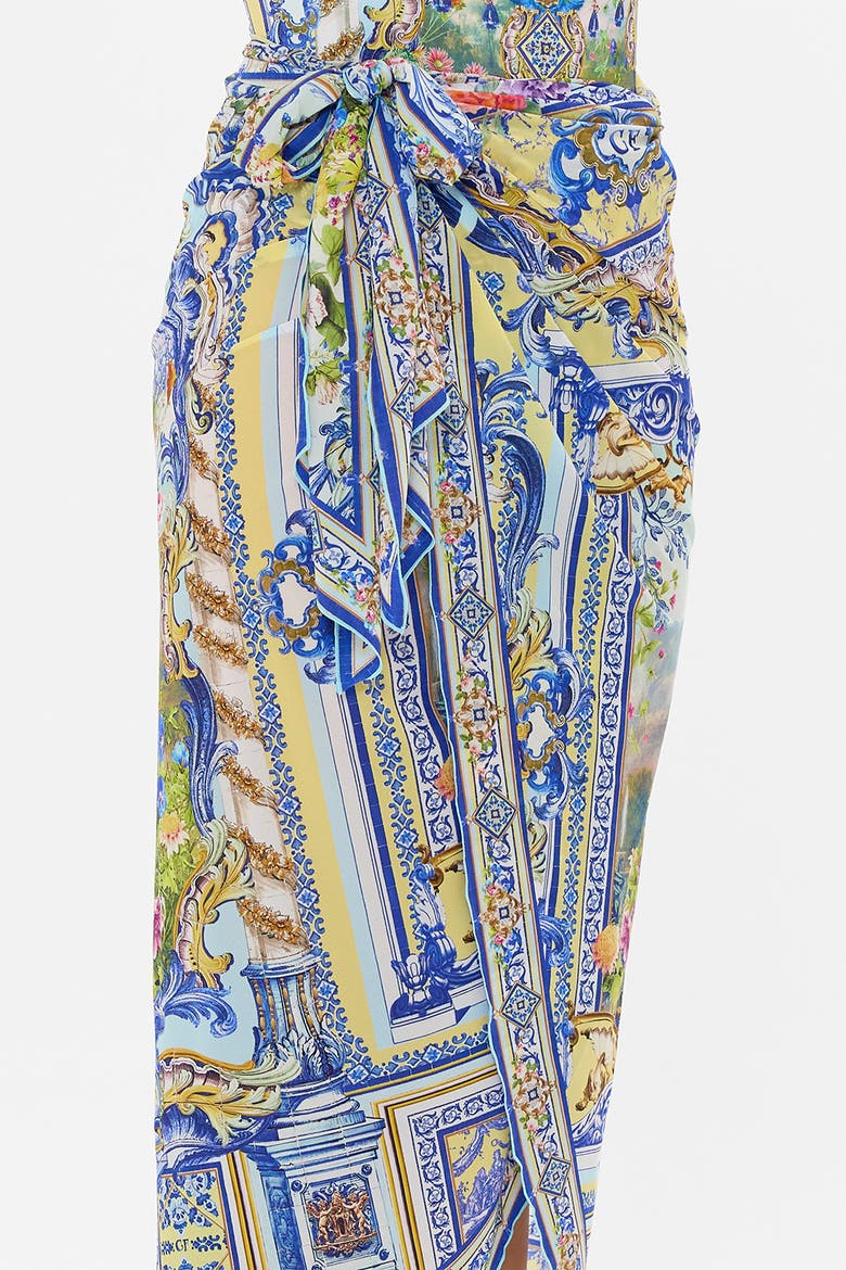 Long Eyelet Sarong Wall To Wall Wonders, Alternate, color, Wall To Wall Wonders