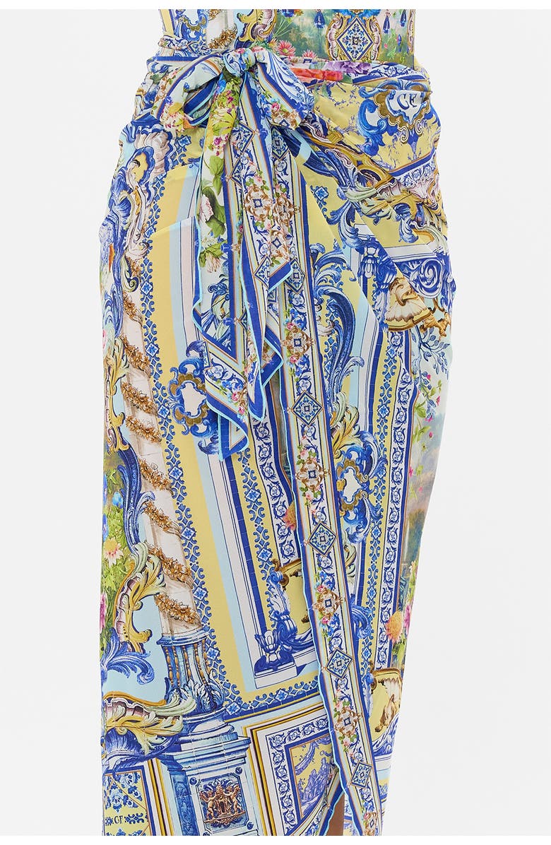 Camilla Long Eyelet Sarong Wall To Wall Wonders, Alternate, color, 