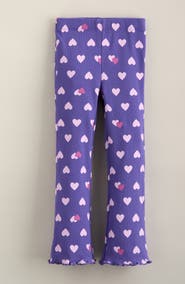Tucker + Tate Kids' Rib Print Flare Leggings