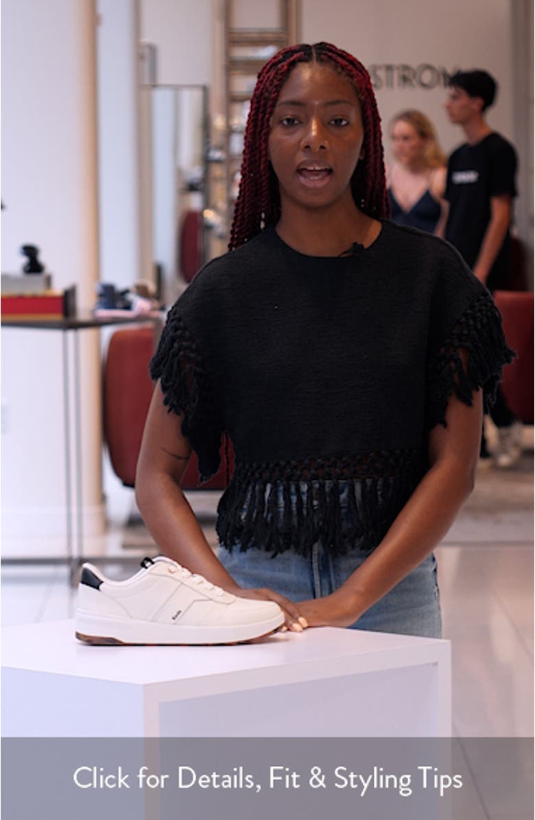 Court II Leather Sneaker, sales video thumbnail