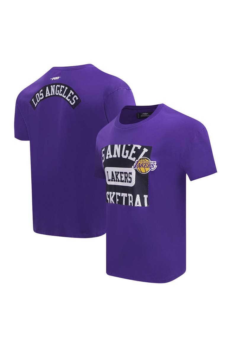 Men's Pro Standard Purple Los Angeles Lakers Made To Play Drop Shoulder T-Shirt, Alternate, color, Purple