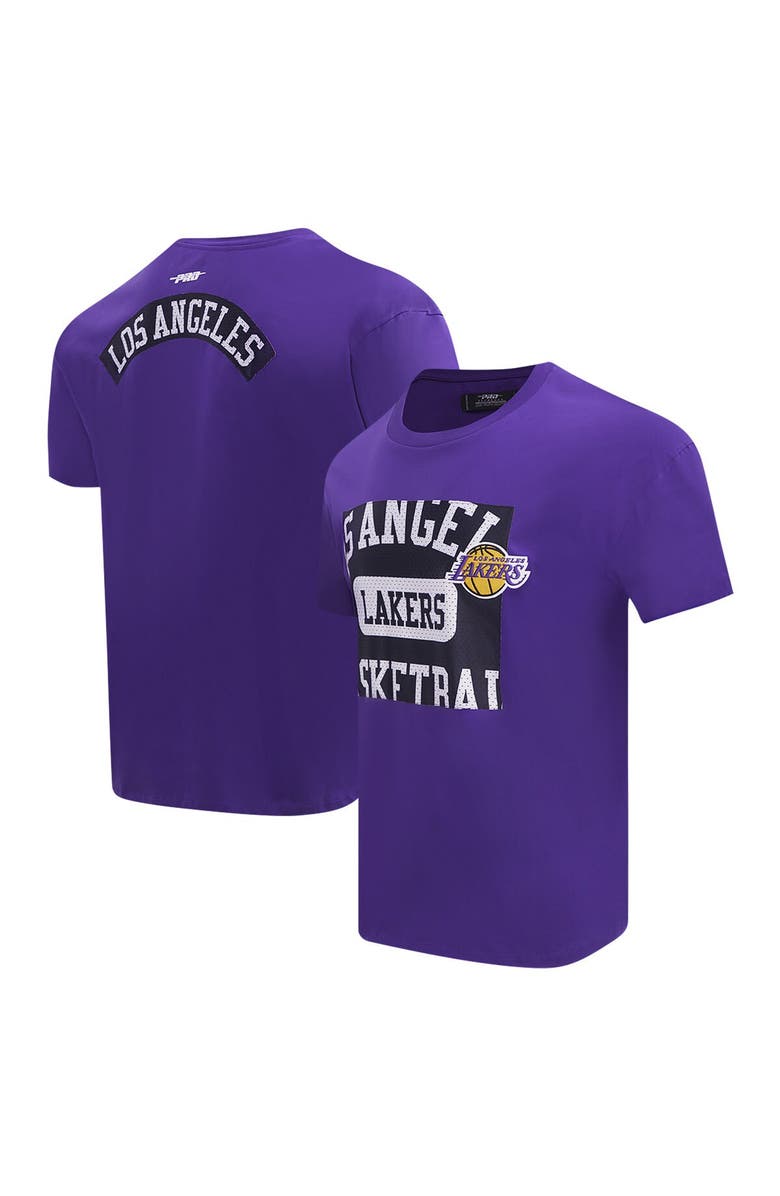 PRO STANDARD Men's Pro Standard Purple Los Angeles Lakers Made To Play Drop Shoulder T-Shirt, Alternate, color, Purple