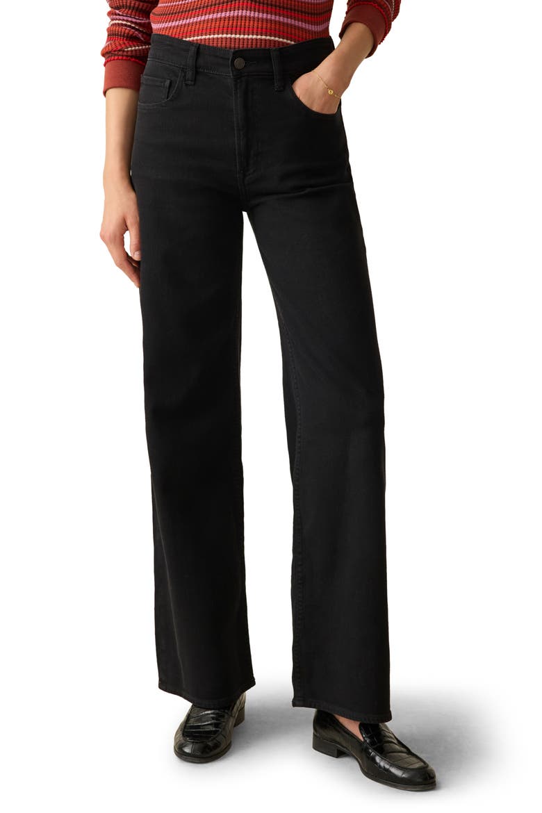 Dream High Waist Bootcut Jeans, Main, color, NOCTURNE WASH