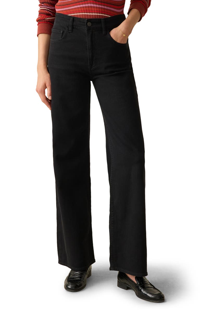 Faherty Dream High Waist Bootcut Jeans, Main, color,