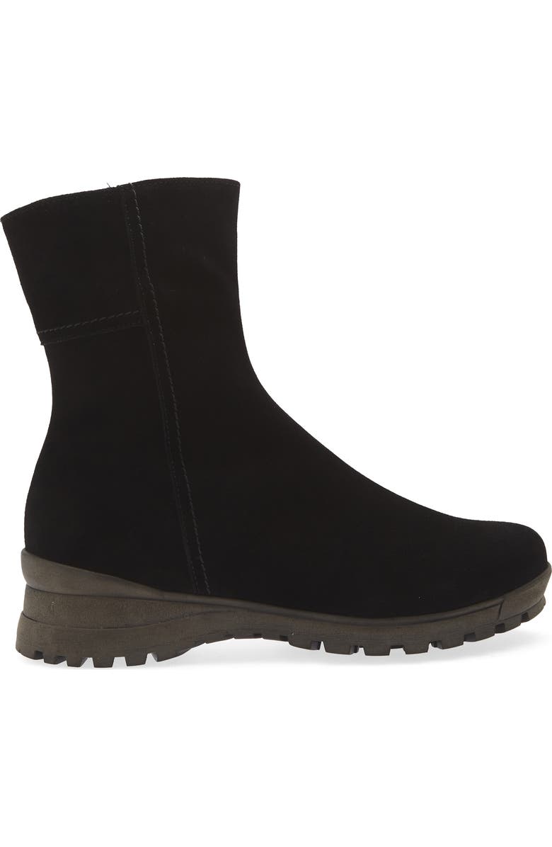 La Canadienne Aidan City Dry<sup>™</sup> Genuine Shearling Lined Bootie, Alternate, color, Black Leather