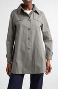 Herno A-Line Cotton Trench Coat
