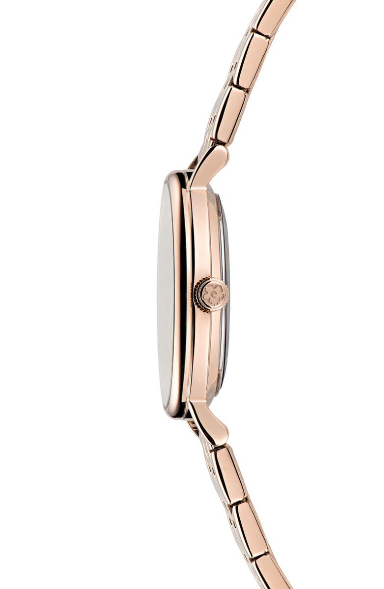 Ted Baker London Floral Bracelet Watch, Alternate, color, Rose Gold-Tone
