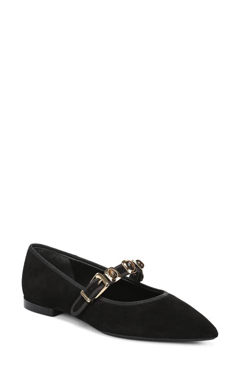 Selene Charms Pointed Toe Flat