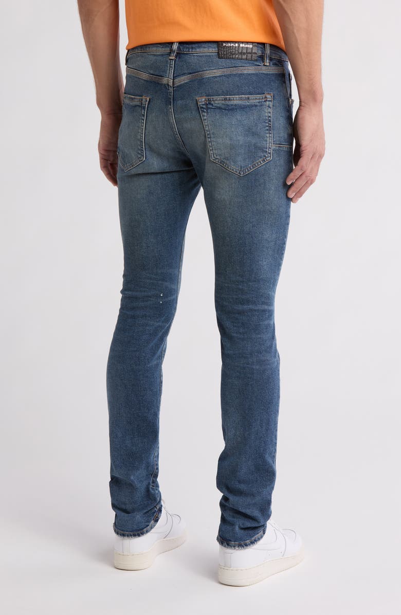 PURPLE BRAND Distressed Skinny Jeans, Alternate, color,