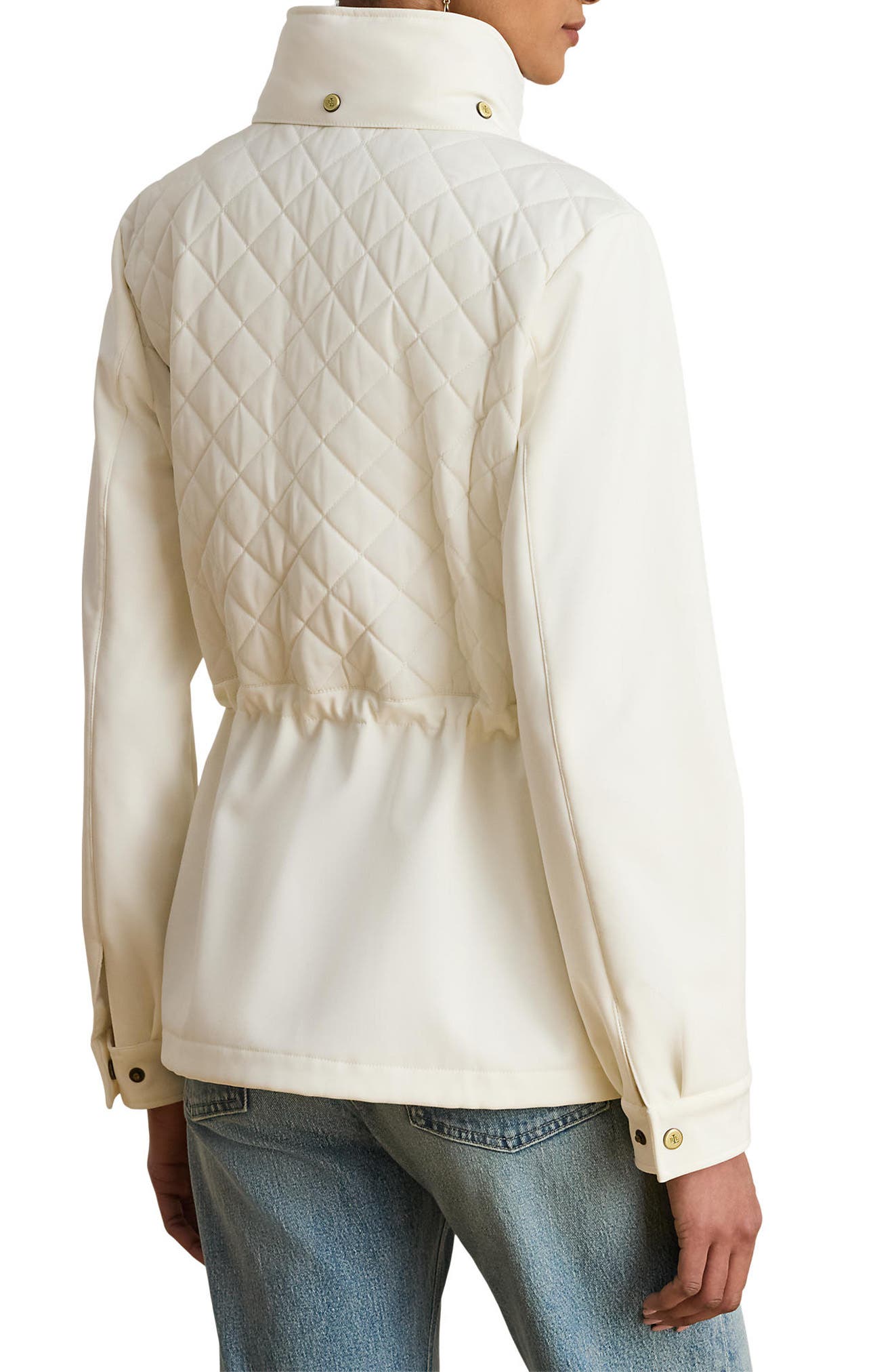 Lauren Ralph Lauren Mixed Media Quilted Jacket — фото 2