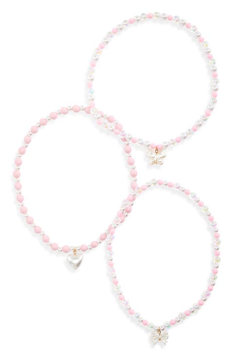 Kids' 3-Pack Assorted Beaded Necklaces