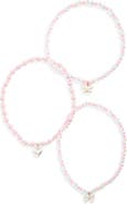 Capelli New York Kids' 3-Pack Assorted Beaded Necklaces