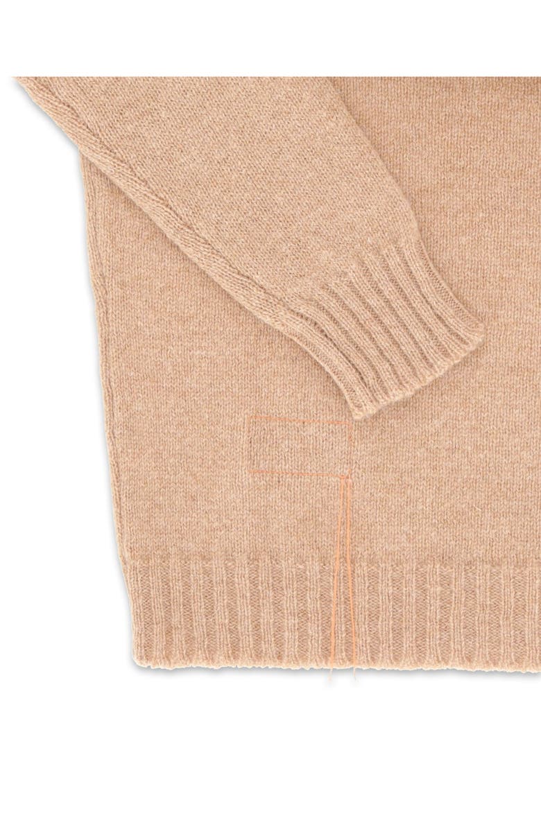 Fortela Wool Turtleneck Sweater, Alternate, color, Beige