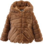 Widgeon Kids' Cozy Faux Fur Hooded Jacket