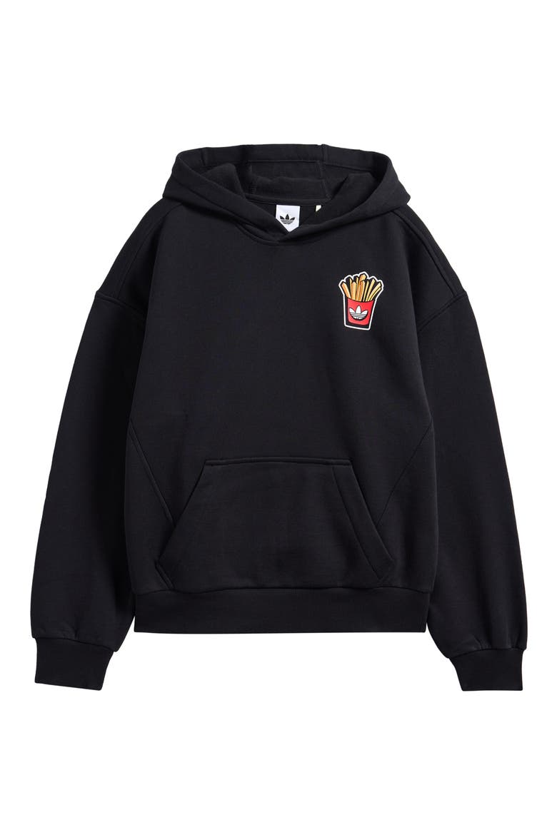 Kids' Graphic Hoodie, Main, color, BLACK