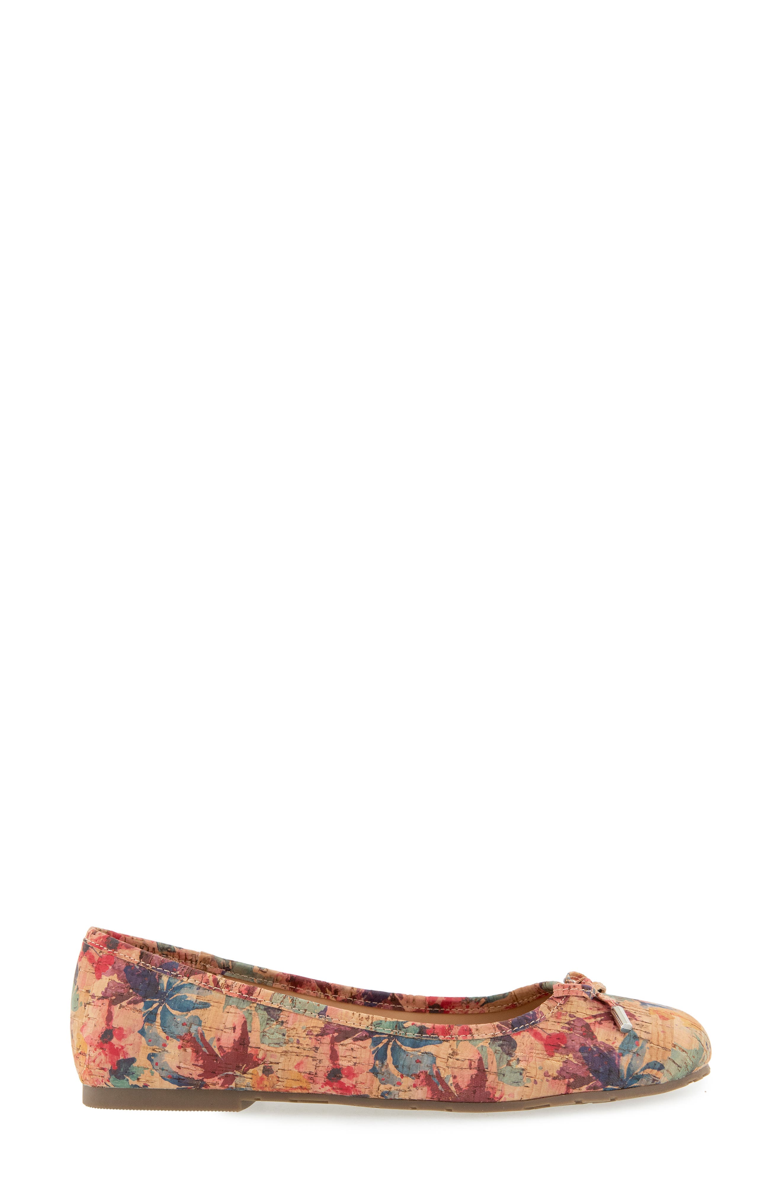 Elstree Ballet Flat, Alternate, color, PANSY FLORAL CORK