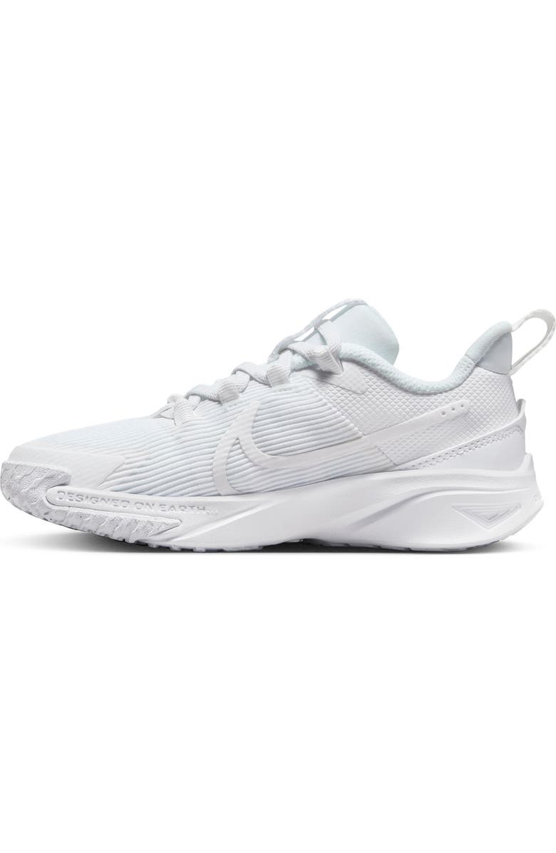 Nike Kids' Star Runner 4 NN GS Sneaker, Alternate, color, White/ White/ White/ Platinum