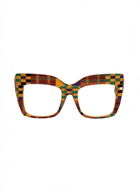 KA Kente Oversized Cateye Eyeglasses