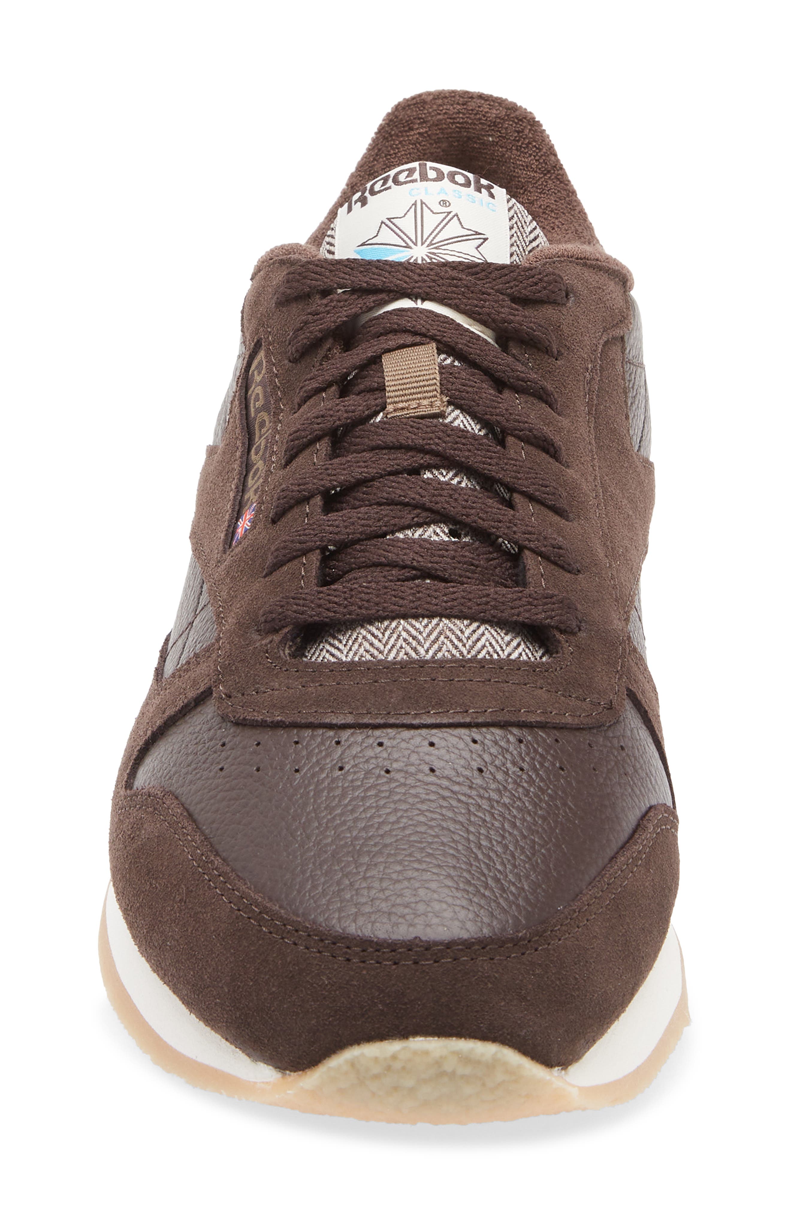 Reebok Classic Leather 1983 Vintage Sneaker, Alternate, color, Dark Brown/ Grey/ Chalk