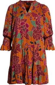 SUGARLIPS Marven Floral Shift Minidress
