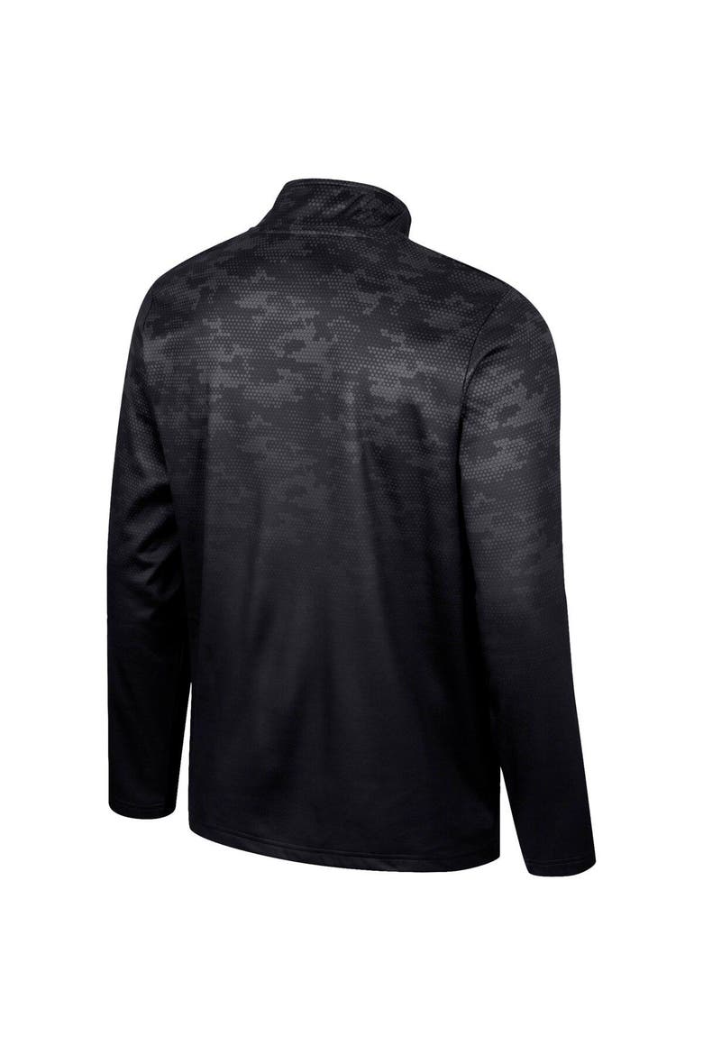 Men's Colosseum  Black Iowa Hawkeyes The Machine Half-Zip Jacket, Alternate, color, Black